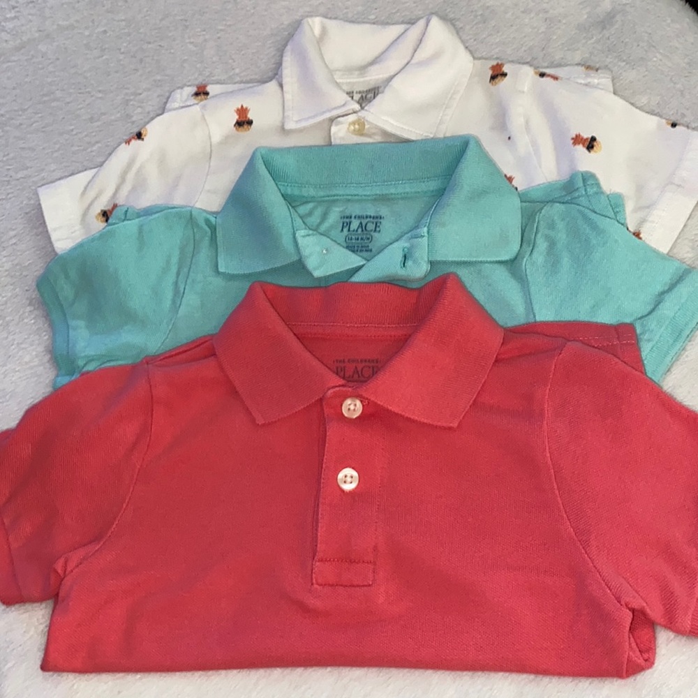 Bundle of 3 The Childrens Place polo shirts